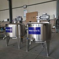 Pasteurisateur multifonctionnel de 500 litres, pasteurisateur de lait de 100 litres, pasteurisateur de lait de 1000 litres avec certificat CE