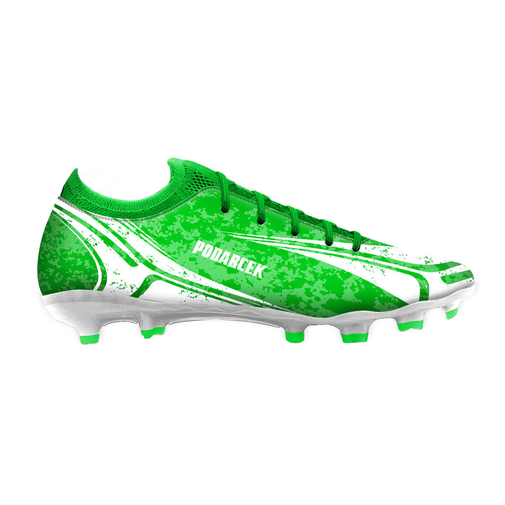 green and yellow youth football cleats