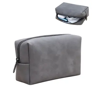 Pouch PU Reise-Kabel-Organizer-Tasche Zubehör Kabeltasche für Kabel-Ladegeräte iPad Telefon SD-Karte Drähte Seelen Kosmetik