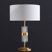 1 pièce, éclairage Led en tissu, style moderne, lampe de chevet, en laiton Antique