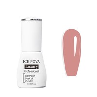 ICE NOVA 2-Free French Base 5-in-1 HEMA Free TPO Free Gel Nail Polish Base Coat/Top Coat dan Nail Polish Base Coat/Top Coat