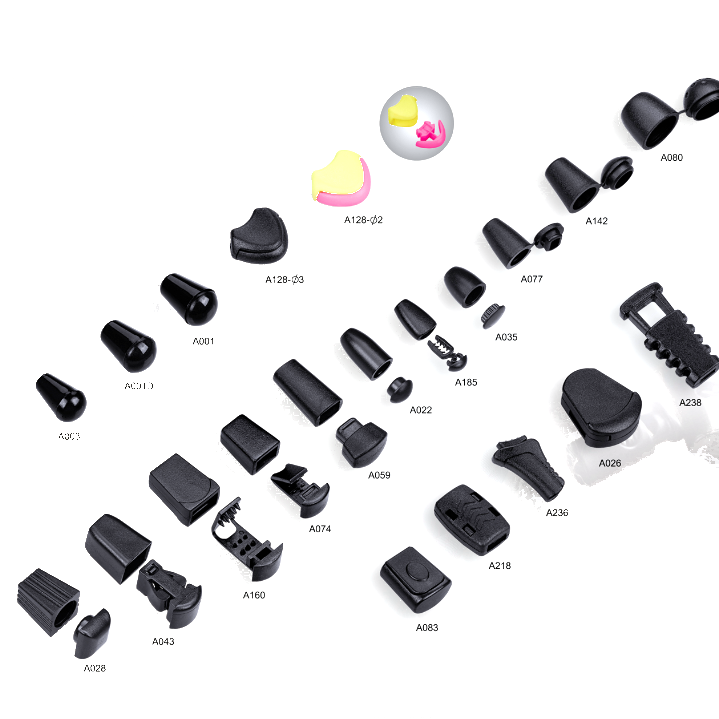 Wholesale Plastic Snap Lock Cord Ends