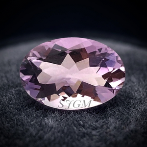 Precio de fábrica al por mayor alto 4X5mm corte ovalado Natural ROSE DE FRANCE ROSA AMATISTA ROSA facetada piedra de cuarzo suelta certificada IGI - Product Image 3