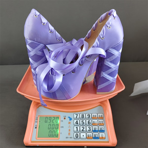 Tacchi Alti Stile Balletto Europeo-Americano con Suola Spessa, Stile Lolita Dolce, con Lacci, <span class=keywords><strong>Tacco</strong></span> a Blocco, Impermeabili, con Plateau, Estivi, Taglie Grandi - Product Image 6