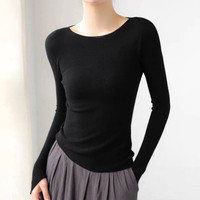 Pull en laine à col rond et motif chevrons pour femme, coupe ajustée, personnalisable, vente en gros Jancoco