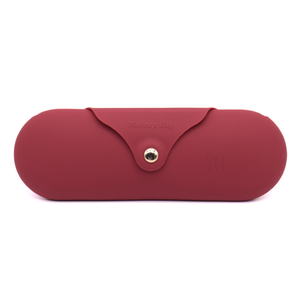 Étui à crayons en silicone ovale de grande capacité, fermoir magnétique à pression, étanche, couleur unie, pochette à stylos portable, papeterie pour étudiants - Product Image 6