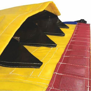 Barriera di controllo istantaneo dell'inondazione del portone di acqua riutilizzabile portatile anti inondazione 60in x 50ft - Product Image 1