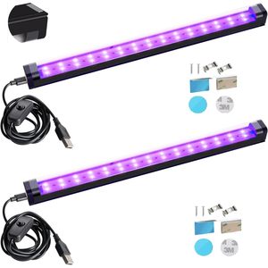 1ft บาร์แสงสีดำ LED 10W สำหรับโปสเตอร์เรืองแสงตู้ไฟยูวีสำหรับงานปาร์ตี้ - Product Image 5
