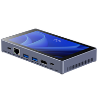 5.5 pouces 8 + 128gb Mini moniteur à écran tactile tout en un PC TV Box Mini ordinateur portable
