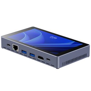 5.5 pollici 8 + 128gb Mini Pc Touch Screen Monitor tutto in uno Pc TV Box Mini Computer portatile - Product Image 3