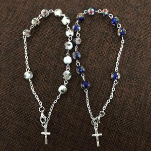 8 millimetri Cattolica di un decennio catena wrap <span class=keywords><strong>rosario</strong></span> cloisonne braccialetto di perline - Product Image 2