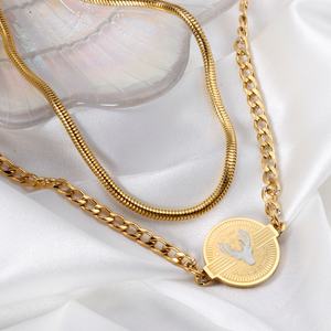 Collar Ason, Nuevo Modelo, Regalo de Navidad, Chapado en Oro de 18K, Collar Personalizado de Acero Inoxidable para Mujeres y Niñas - Product Image 3