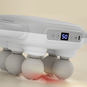 Pistola de masaje de cuerpo completo de nuevo diseño con 6 cabezales de masaje, masajeador de tejido profundo para relajación muscular - Product Image 4