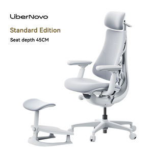 <span class=keywords><strong>Silla</strong></span> Ejecutiva Moderna de Lujo Libernovo para Estudio, Oficina, Ergonómica, de Malla, Ajustable, Estilo <span class=keywords><strong>Herman</strong></span> <span class=keywords><strong>Miller</strong></span>, Respaldo Alto, para Sala de Estar - Product Image 2