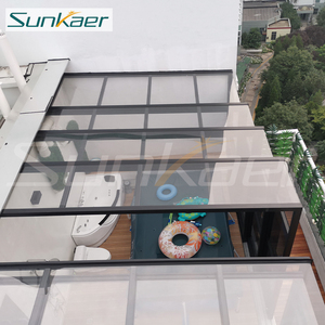 Trade Assurance Personalizado Four Seasons Sunroom Popular Patio exterior recinto con diseño retráctil Cubierta de aluminio <span class=keywords><strong>para</strong></span> patio - Product Image 6