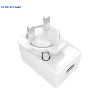 Adaptateur secteur USB-A 5V 1A 2A 2.5A 3A avec prise US EU UK AU, convertisseur de chargeur ACDC SMPS pour téléphone avec certifications UL/CE/GS/SAA/KC/PSE/RCM