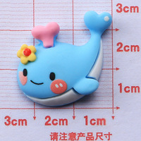 Accessoires de coque de téléphone de bonne qualité, style Océan Bleu, avec breloques en résine en forme de conque, pieuvre, sirène, coquillage et baleine