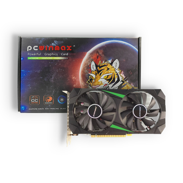 PCWINMAX Geforce GTX 1650 4GB DDR5 128Bit Gaming Graphics Card Wholesale GTX1650 Chipset GPU Desktop Gaming GPU