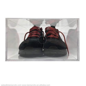 Boîte à Chaussures acrylique Goutte Avant Coulissante Sneaker Glissière de Tiroir De Stockage - Product Image 3