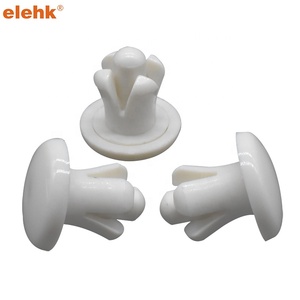 Elehk <span class=keywords><strong>Rivet</strong></span> Nylon Blanc Noir Plastique Nylon66 Mini Fixation Mâle et <span class=keywords><strong>Femelle</strong></span> Tête Ronde 120Pcs 8Mm Trou Rivets - Product Image 4