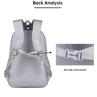 HAIBOWY Sac à dos personnalisé pour étudiants, Mochilas Escolares, Sac à dos d'école unisexe imperméable pour ordinateur portable