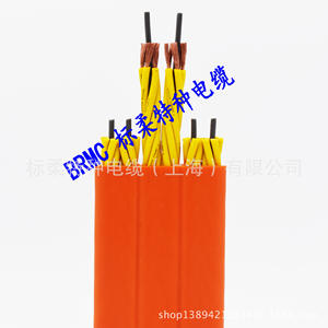 สายเคเบิลใยแก้วนำแสงแบบแบนพิเศษพร้อมลวดเหล็กสำหรับอุปกรณ์ลิฟต์ - Product Image 4