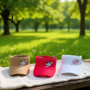 Cappello con visiera a forma di unicorno per bambini, taglia unica, per protezione solare e uso all'aperto - Product Image 3