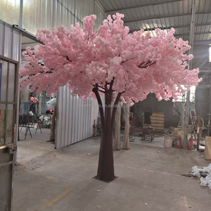 BL-FTL02 Arbre de fleurs de cerisier artificiel de 3 m, personnalisable, pour intérieur, faux arbre décoratif Sakura, grande plante à fleurs artificielles, arbres à fleurs - Product Image 1