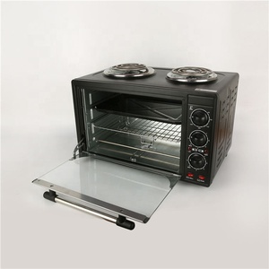 Forno Tostapane Elettrico Multifunzione da 30L per Pizza e Barbecue di Frutta con 2 Piastre Riscaldanti - Product Image 3