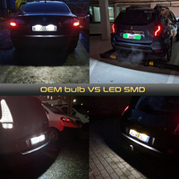 2 pièces, lampes LED Canbus pour éclairage de plaque d'immatriculation, pour Renault Espace Captur Langua ZOE Fluence Scenic Modus Dacia Duster Logan