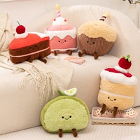 Jouets en peluche de la série Sette Cake, peluches de desserts simulés mignons, accessoires de jeu, décoration de la maison