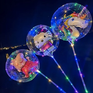 Palloncini LED Luminosi Bobo Trasparenti Fai-da-Te per <span class=keywords><strong>Feste</strong></span> di Compleanno e Capodanno per Bambini - Product Image 5
