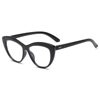 Lunettes unisexes Anti-lumière bleue, verres optiques mi-modernes, monture en acétate de visage en diamant pour femmes