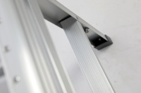 Plate-forme de travail en aluminium sûre pour le lavage des voitures, plate-forme antidérapante extra large avec conception anti-basculement pour l'entretien et la réparation des véhicules