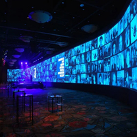 Écran LED flexible transparent Film souple LED transparent Film verre LED cristal