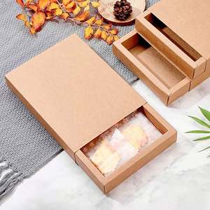 Wholesale <b>Small</b> Food Container <b>Box</b> Custom Cookie Paper Colour Packaging Gift <b>Box</b> Drawer Matt Lamination Embossing Printing - Product Image 3