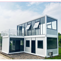 Petites mini maisons modulaires préfabriquées en conteneur à vendre Préfabriquées de luxe mobiles bon marché