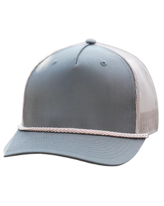 Casquette Trucker Unisexe Grise en Maille avec Visière Verte Réglable, 6 Panneaux, Style Décontracté, Couleur Unie, Adaptée aux Quatre Saisons - Product Image 5