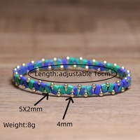 Bracelet en perles Miyuki Tila fait main, double trou, perles plates, bijoux délicats, cadeau pour femmes, vente en gros