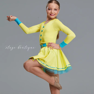green emerald velvet dress Ballet Tutu Dress Girl Dance Costume Kids Performance Ballerinas Tutu Kids  Carnival Jazz Dance Dress,Yellow,160CM : Amazon.se: Sports & Outdoors main image 0
