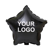 Ballons étoiles imprimés à faible MOQ, ballons personnalisés avec logo, ballons décoratifs publicitaires, ballons en feuille de Mylar de 18 pouces à vendre