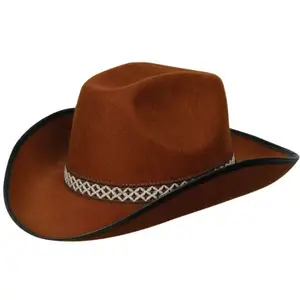 New Style Adults Cowboy Hat Men Ladies Wild Western Rodeo Fancy Dress Hen Stag