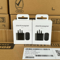 Cargador USB C de 25W con Cable TA800, Enchufe US/UK/EU, Cable Tipo C de 1m 3A, Adaptador de Carga Súper Rápida para Samsung S26 S25 S24 S20