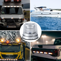 Perles de lampe au xénon 2 en 1 en aluminium de grande taille pour feux de signalisation de sécurité à LED pour voiture