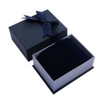 Boîtes cadeaux en carton personnalisées de luxe 2 pièces de haute qualité plateau de parfum emballage de montres Inserts en mousse de ruban estampage gaufrage