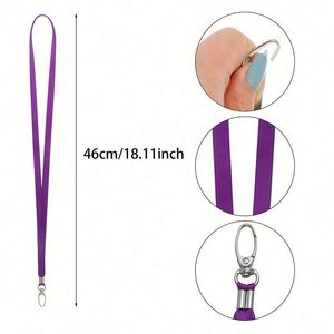 สายคล้องคอสำหรับสำนักงานคุณภาพสูง สีสันสดใส แบบซับลิเมชั่น สายคล้องคอไนลอนแบบกำหนดเอง สำหรับอาสาสมัคร ผู้เยี่ยมชม พนักงาน นักเรียน - Product Image 3