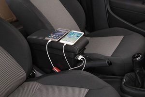 2021 di nuovo disegno Doppio colore USB Center Console Box Bracciolo Di Archiviazione per VW <span class=keywords><strong>Polo</strong></span>/golf/Santana - Product Image 5