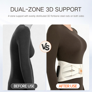 Sabuk Pijat Getar untuk Latihan dengan Pemanasan Cahaya Merah untuk Meredakan Nyeri dan Kelelahan - Sabuk Kebugaran - Product Image 5