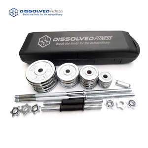 Équipement de gymnastique haltères libres de levage <span class=keywords><strong>50</strong></span> <span class=keywords><strong>Kg</strong></span> Kits d'haltères d'haltères réglables - Product Image 4