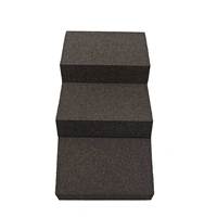 Bloc de ponçage trapézoïdal en oxyde d'aluminium haute performance 25 mm, personnalisable OEM, pour polissage automobile, grains 60-1500 #